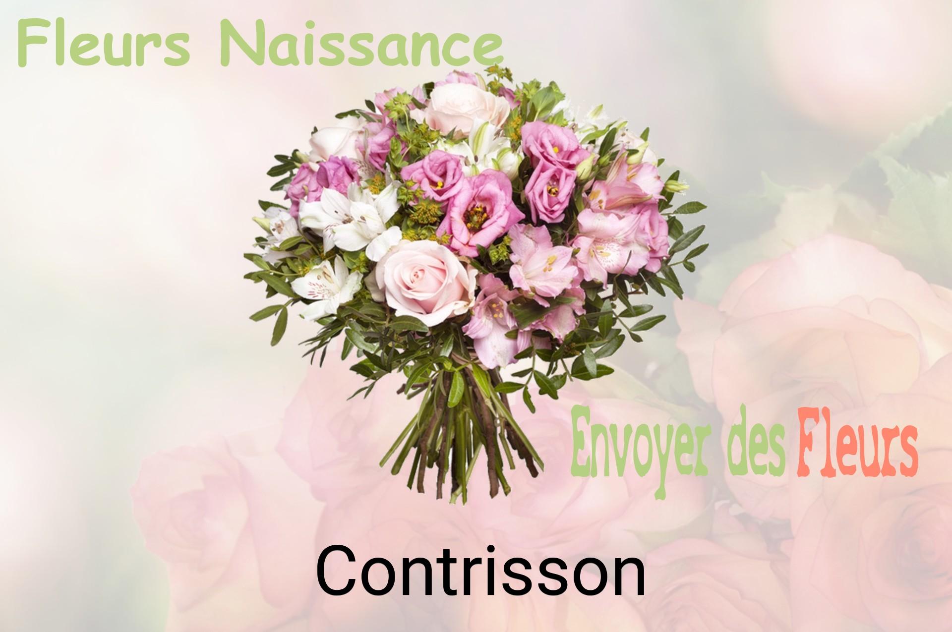 Bouquet de fleurs de naissance livré à Contrisson